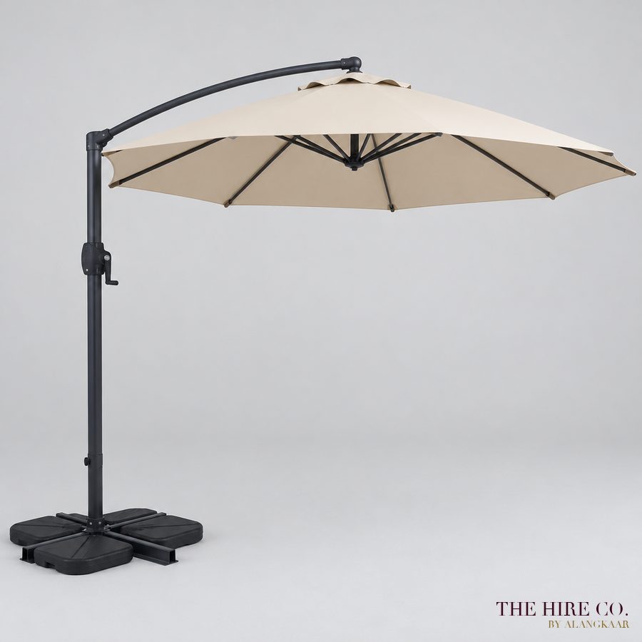 Cantilever Umbrella 3 m with Base