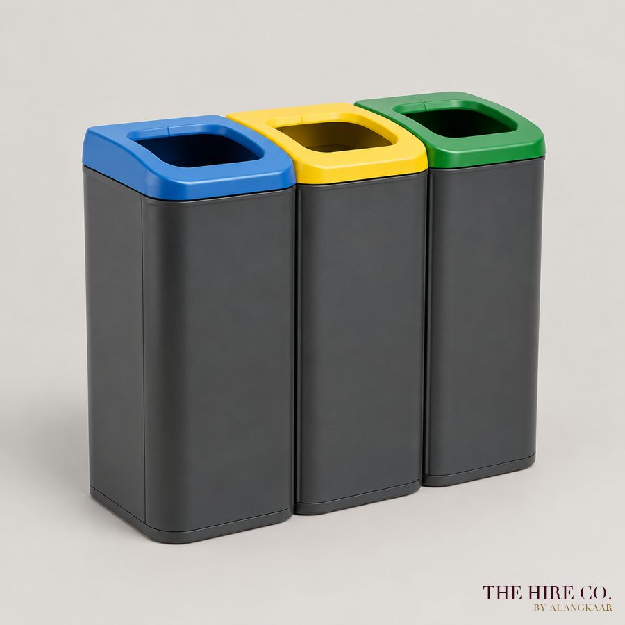 Recycling Station, 3 bins