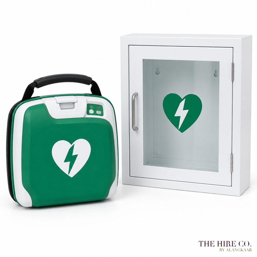 AED Defibrillator on Standby