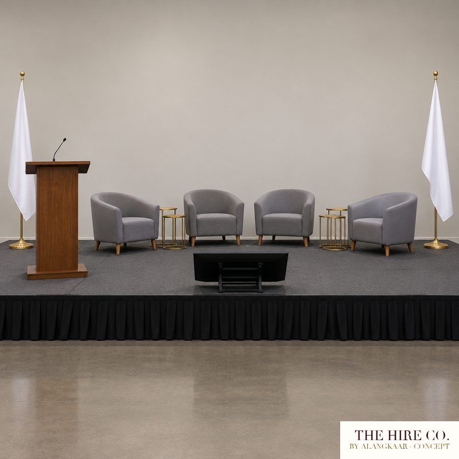 Town Hall Stage Set