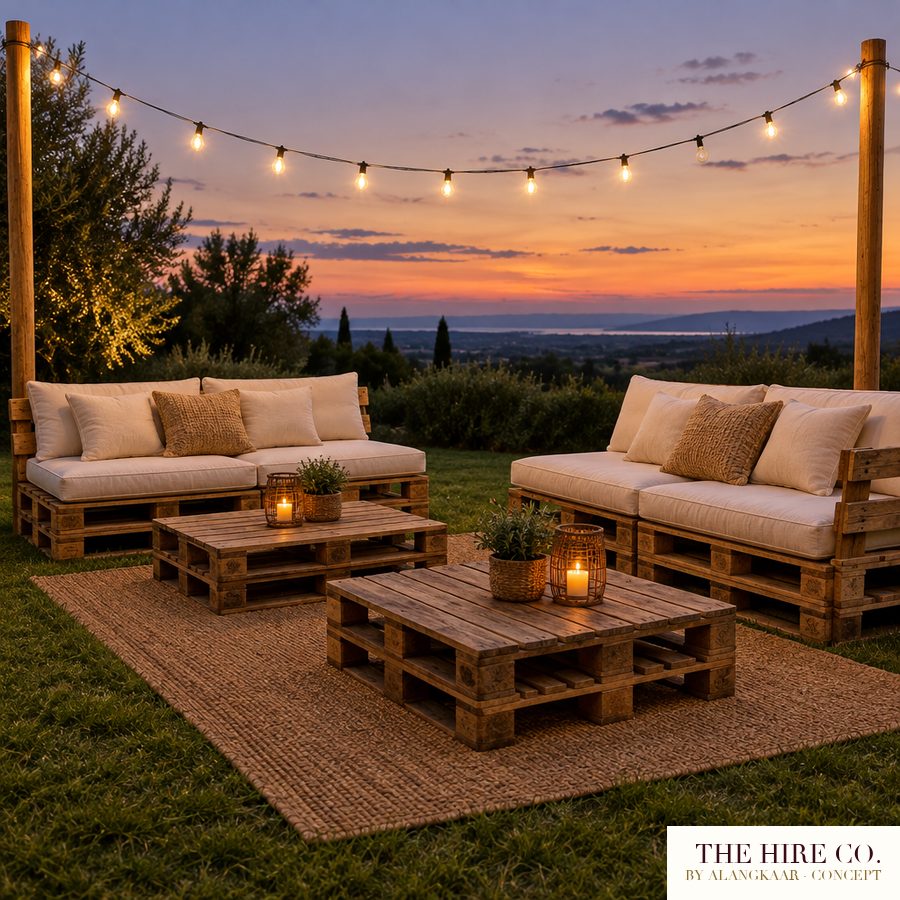 Rustic Pallet Lounge