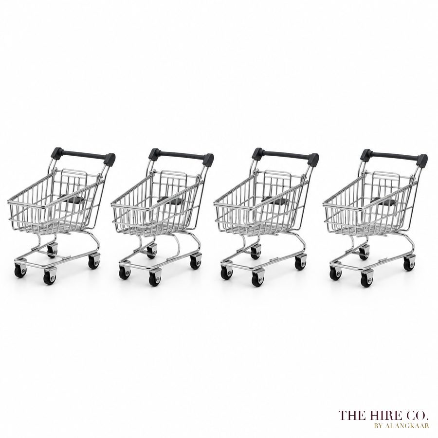 Mini Shopping Trolleys (set of 4)